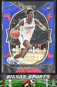 Moussa Diabate 2022-23 Panini Select Blue Prizms #92 RC Los Angeles Clippers - Picture 1 of 2