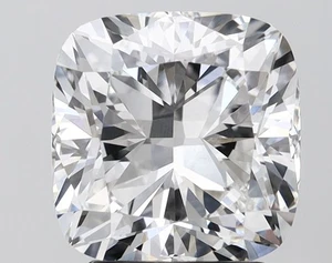 4.07 ct, E-VVS2 Square Cushion Diamond, IGI Certified Diamond, CVD Lab Diamond - Picture 1 of 6