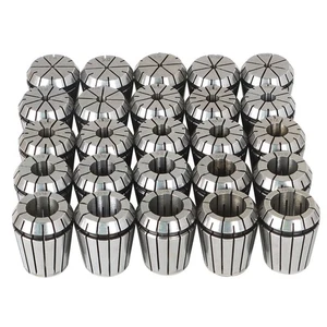 25 Pack Collet Set ER32 Collet Chuck 1/16 inch-3/4 inch Holder Spring Collet - Picture 1 of 14
