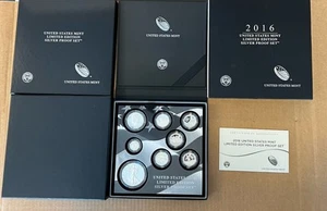 2016 United States Mint Limited Edition Silver Proof Set w/ OGP And COA - Bild 1 von 24