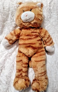 Build A Bear Workshop Orange White Tabby Striped 16" Kitty Cat Vintage - Foto 1 di 6