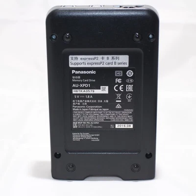  Panasonic AU-XPD1 P2 Card Reader Drive Tested Good Condition  - Image 1 of 4