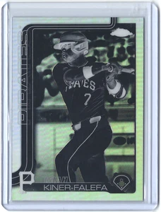 2025 Topps cromo refractor negativo #42 Isiah Kiner-Falefa Pirates - Imagen 1 de 2