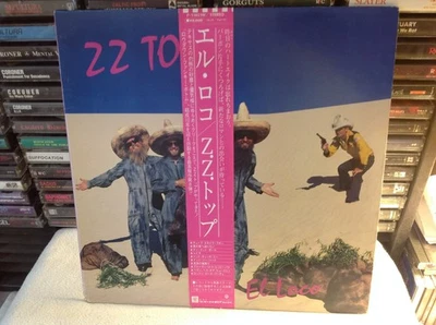 ZZ TOP EL LOCO BLUES ROCK VINYL '81 WARNER JAPANESE IMPORT W/INSERT & OBI OOP - Image 1 of 4
