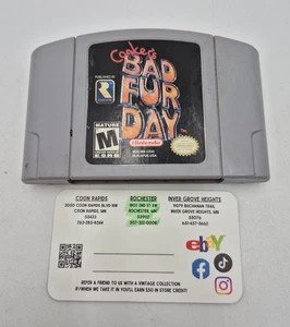 Conker's Bad Fur Day Game (Nintendo 64 N64) Authentic & Tested WORKS - Picture 1 of 2