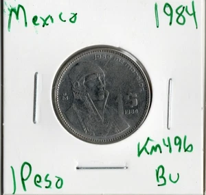 Moneda México 1 Peso 1984 KM496 - Imagen 1 de 2