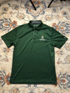 Marshall Thundering Herd Shirt Polo Mens Medium Green NCAA Football Under Armour - Picture 1 of 9