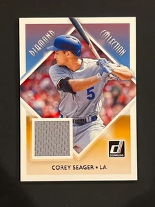 2018 DONRUSS DIAMOND COLLECTION COREY SEAGER JERSEY MEMORABILIA DODGERS - Picture 1 of 2
