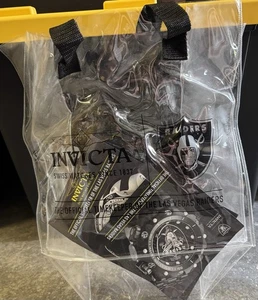 Las Vegas Raiders Invicta Clear Tote Bag 12"x12"x6" NFL Football NEW - Picture 1 of 2