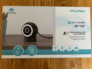 (4 Pack) (NEW) LaView 4MP 2K Wired Outdoor/Indoor Security Cameras - Picture 1 of 3