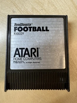 Atari RealSports Football for 400, 800, 600XL, 800XL, 1200XL Computers - Tested - Image 1 of 3