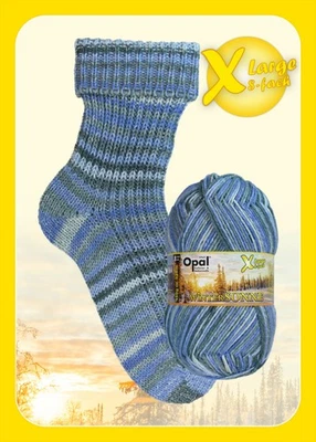 Opal Pullover- & Sockenwolle XLarge Wintersonne 8-fach 11433 Flockentanz - Bild 1 von 2