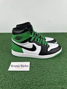 Size 9 - Air Jordan 1 Retro OG High Lucky Green - Lightly Used - Picture 1 of 8