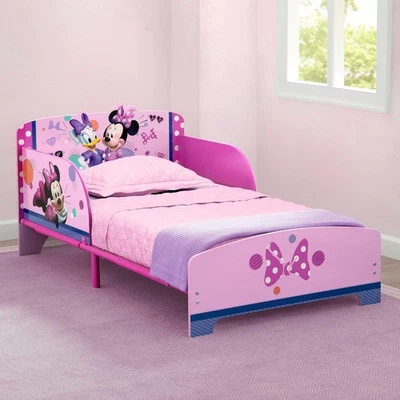 Cama infantil Delta - Disney Minnie Mouse madeira e metal, rosa - Imagem 1 de 4