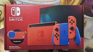 Nintendo Switch Red And Blue Console Barely Used Adult Owned Boxed AS New - Picture 1 of 13
