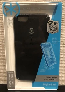 Speck Mighty Shell iPhone 6 Plus & 6s Plus Hülle (schwarz & grau) - Neu in Verpackung - Bild 1 von 8