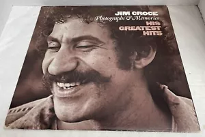 Jim Croce Photographs & Memories His Greatest Hits Vinyl LP ABC Records ABCD-835 - Picture 1 of 7