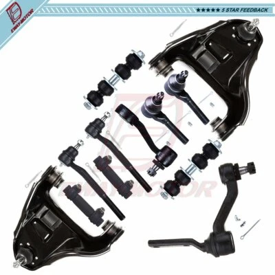 Piezas de dirección de brazo loca Pitman con extremo de varilla de amarre de 12 piezas para Chevrolet Blazer S10 GMC Foto 1 de 4