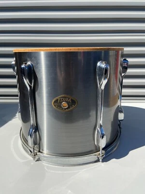 "Batería Tama Rockstar 13"" X 11"" Tom Misty cromada vintage Japón envío gratuito" Foto 1 de 4