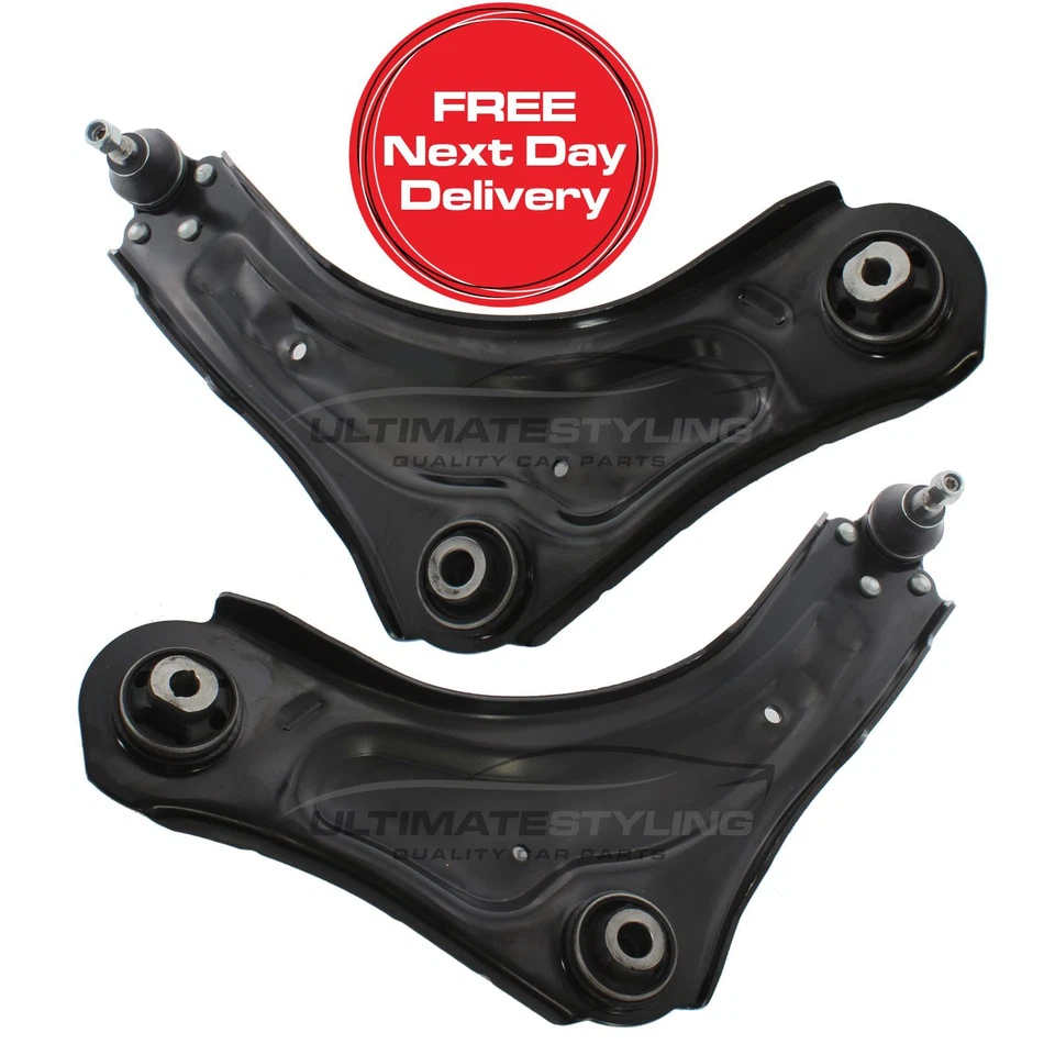 Renault Megane Mk3 2008-2012 par de brazos delanteros inferior horquilla conductores y pasajeros Foto 1 de 4