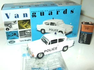 Vanguards VA00120 Ford Anglia, Liverpool & Bootle Police in 1:43 scale - Picture 1 of 3