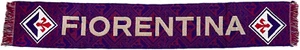 ACF Fiorentina Sciarpa Tifoso Jaquard .Nuovo Logo Colore Viola - Foto 1 di 1