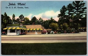 Postcard Oneida Tennessee c1960 Tobe’s Motel and Restaurant U.S. 27 - Picture 1 of 2