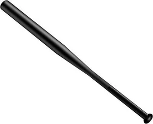 Baseball Bat Aluminium Metal Alloy 25" 63.5cm Black - Picture 1 of 2
