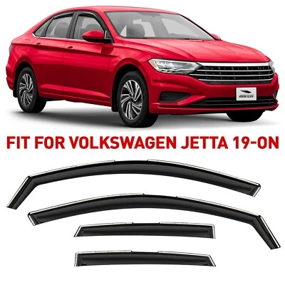Protectores de lluvia viseras de ventilación pantalla para Volkswagen (VW) 2019-2025 Jetta Foto 1 de 4