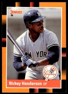 1988  Donruss Baseball's Best #76  Rickey Henderson   New York Yankees