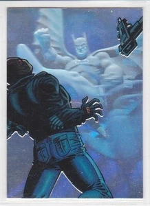 DC Outburst Firepower Holoburst "Batman Swings Into Action" 1996 SkyBox/Fleer - Imagen 1 de 2