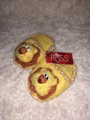 Zapatillas de baño vintage Tiny Bubbles LION bebé Russ Berrie RARAS hasta 24 meses Foto 1 de 4