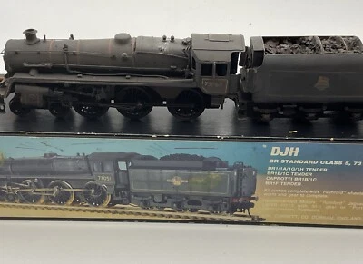 DJH OO Gauge BR Standard Class  Loco & Tender Weathered 73065 (S) - Image 1 of 4