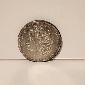 1921 S Morgan Silver Dollar - Picture 1 of 2