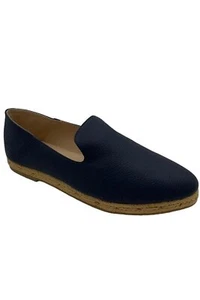 Jack Rogers Suede Flat Espadrilles Audrey Navy - Picture 1 of 3