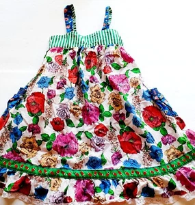 Matilda Jane Girls Dress Can Do Attitude Floral Sleeveless Brilliant Daydream 8 - Picture 1 of 15