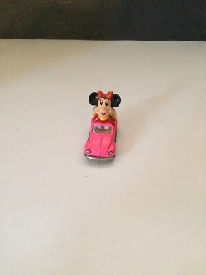 De colección Tomy Disney Minnie Mouse Rosa Volkswagen Convertible Die Cast Car TOMY Foto 1 de 4