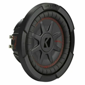 KICKER 48CWRT84 / SUBWOOFER COMP RT 8" double 4 OHM MONTAGE PEU PROFOND / 300W RMS *NEUF* - Photo 1 sur 7