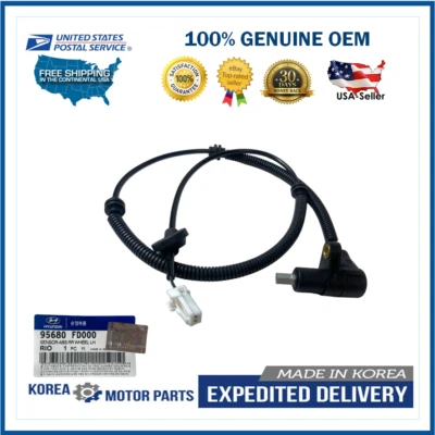 GENUINO✅SENSOR DE VELOCIDAD ABS, TRASERO IZQUIERDO PARA 2003-2005 KIA RIO # 95680-FD000 Foto 1 de 4
