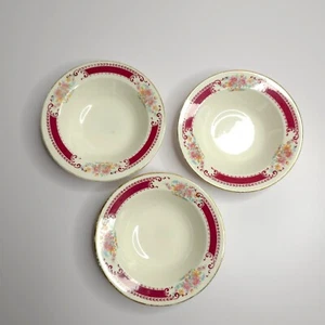 Lote de 3 cuencos de postre vintage Homer Laughlin majestuosos de Bretaña - Imagen 1 de 10