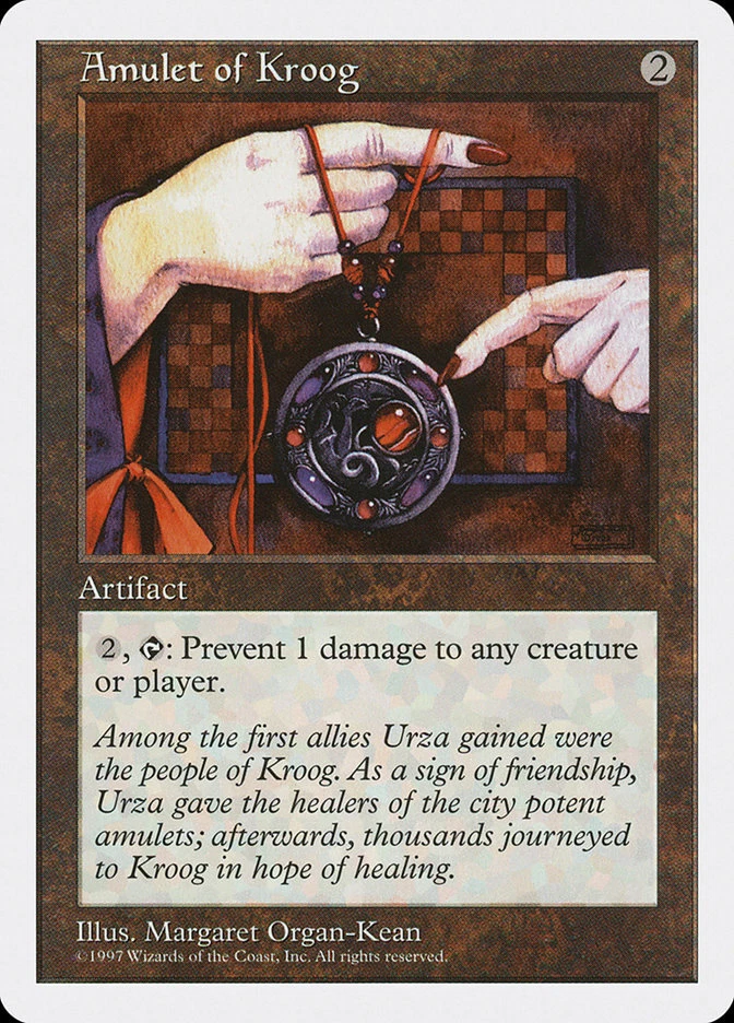 Magic the Gathering (mtg): 5ED: Amulet of Kroog  (x 4) - Image 1 of 1