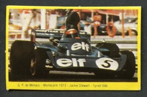 1985 Danone Grand Prix #17 Jackie Stewart 1973 Montecarlo  Ford Spain Madrid