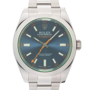 ROLEX Milgauss 116400GV Z-Blue Warranty 2016 Box/Paper - Picture 1 of 24