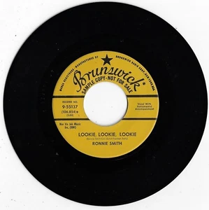 RONNIE SMITH lookie lookie lookie U.S. BRUNSWICK 7" 9-55137_RARE 1959 rockabilly - Picture 1 of 1
