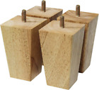 4Er Mbelfe Aus Holz Sockelf Sofabeine M8 Schraubenbolzen (10Cm)