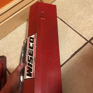 VINTAGE Wiseco Performance Piston RED TOOL BOX w/ TRAY Preowned - Picture 1 of 12