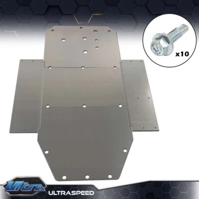 Fit For 08-14 Polaris Rzr Rzr-S 800 3/16" Aluminum Skid Plate Heavy Duty - Image 1 of 4