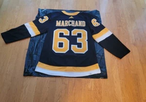 BRAD MARCHAND ADIDAS PRIMEGREEN AUTHENTIC JERSEY 46 - Picture 1 of 5
