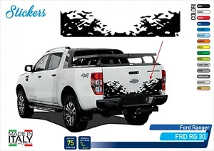 Adesivi 4x4 RANGER Portellone Posteriore Schizzi Fango pick up RG 30 - Bild 1 von 1