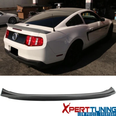 Fits 10-14 Ford Mustang D Style ABS Painted Sterling Gray Metallic Trunk Spoiler - Image 1 of 4